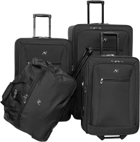 American Flyer Brooklyn 4 Piece Luggage Set