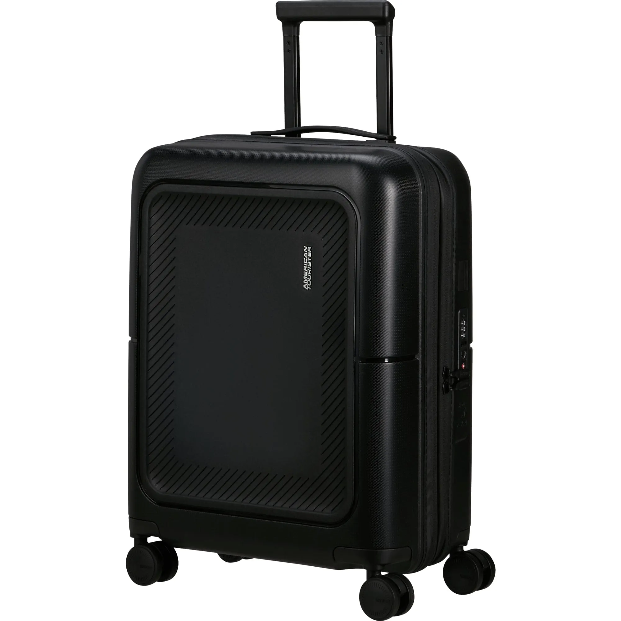 American Tourister DashPop 55 cm Cabin Spinner (4 wheels) in True Black