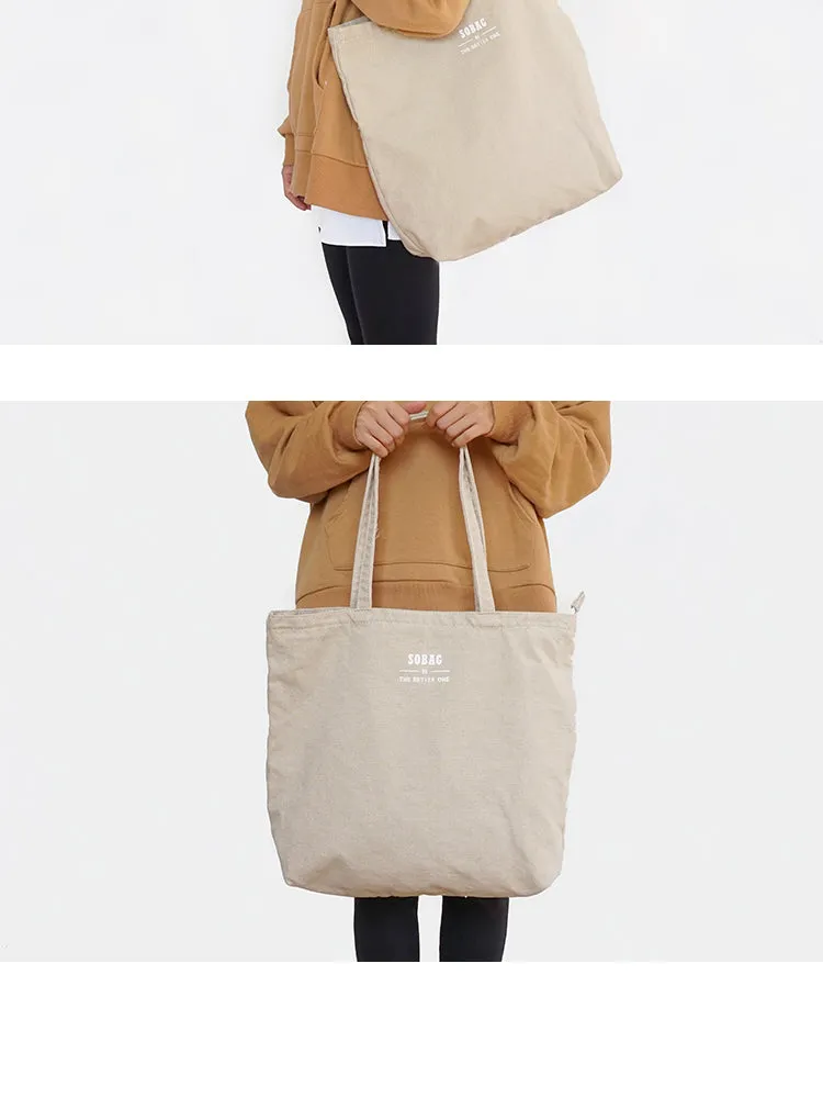 Beige Canvas Tote Bag Shoulder Tote Bag Womens Canvas Tote Bag On Shoulder Mens