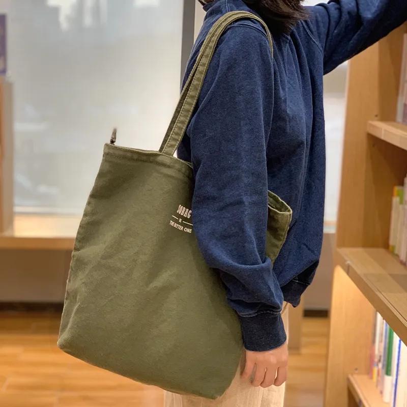 Beige Canvas Tote Bag Shoulder Tote Bag Womens Canvas Tote Bag On Shoulder Mens