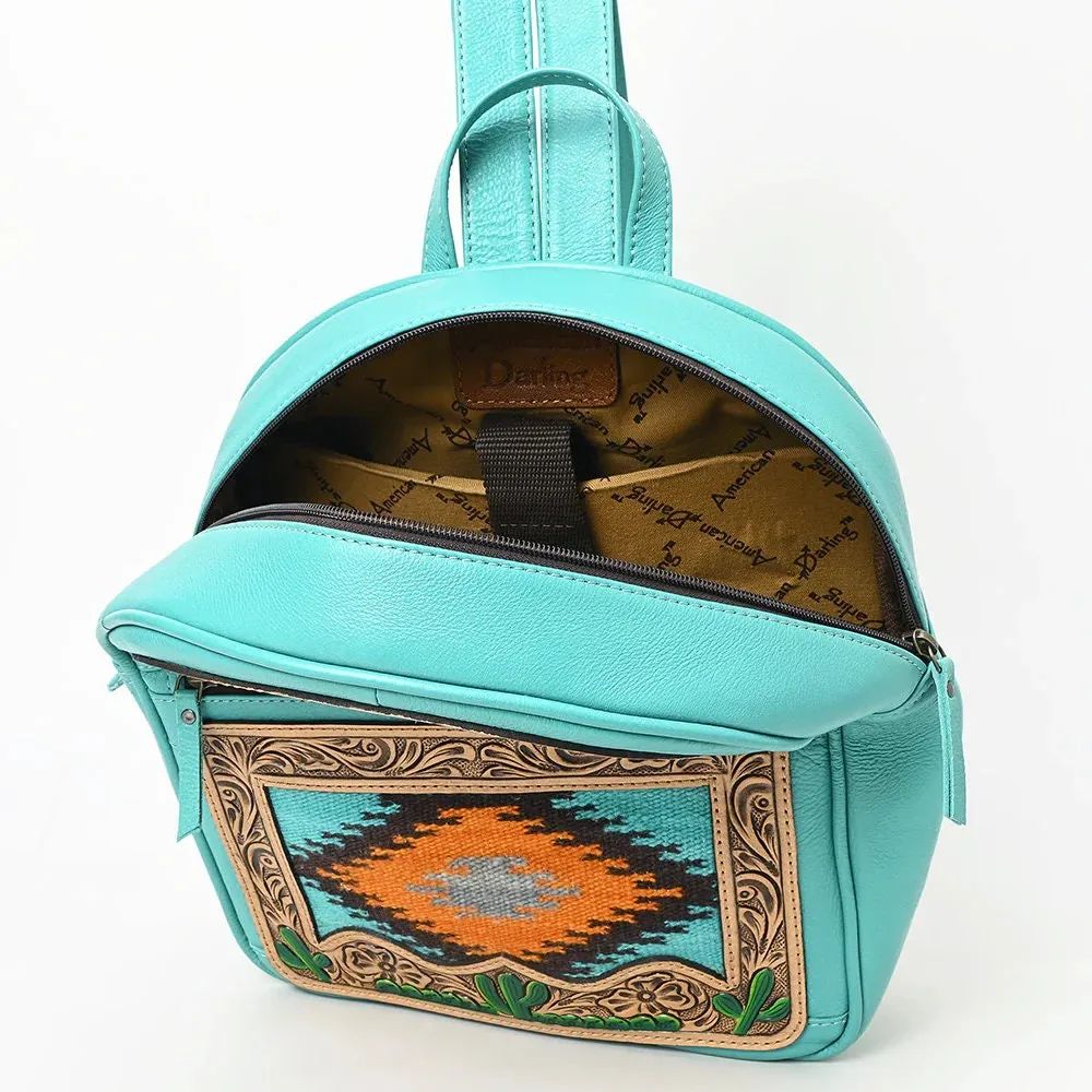 Benson Park Western Leather Backpack
