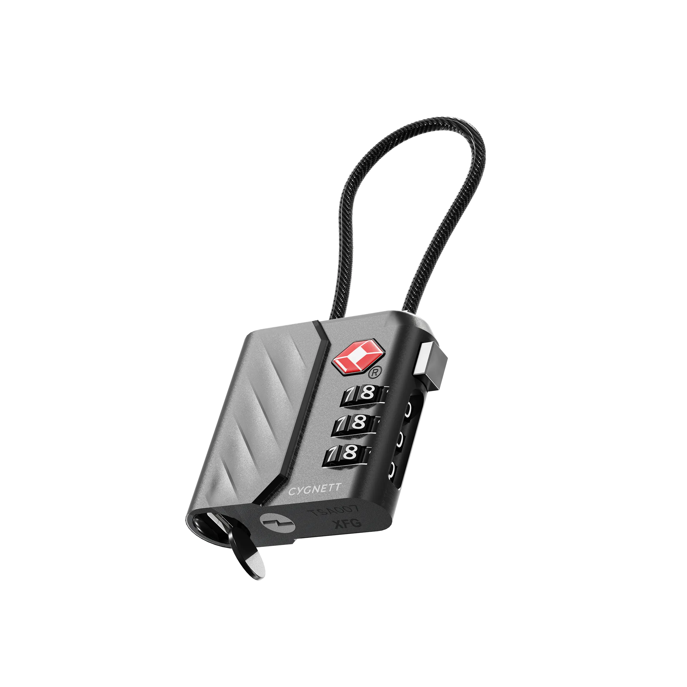 Bluetooth® TravelTag TSA Lock with USB-C Recharging