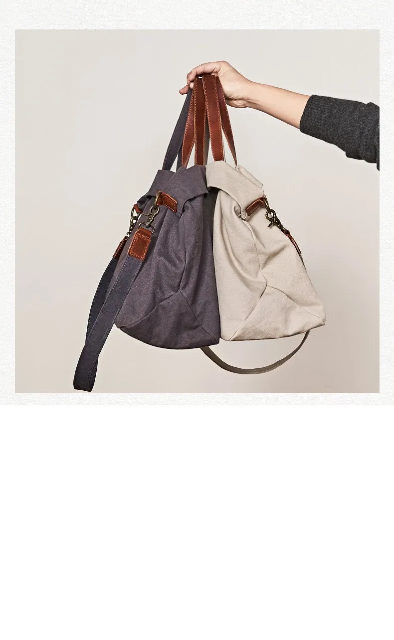 Canvas Cool Mens Tote Bag 14 inches Canvas Handbag Canvas Messenger Bag for Men Women