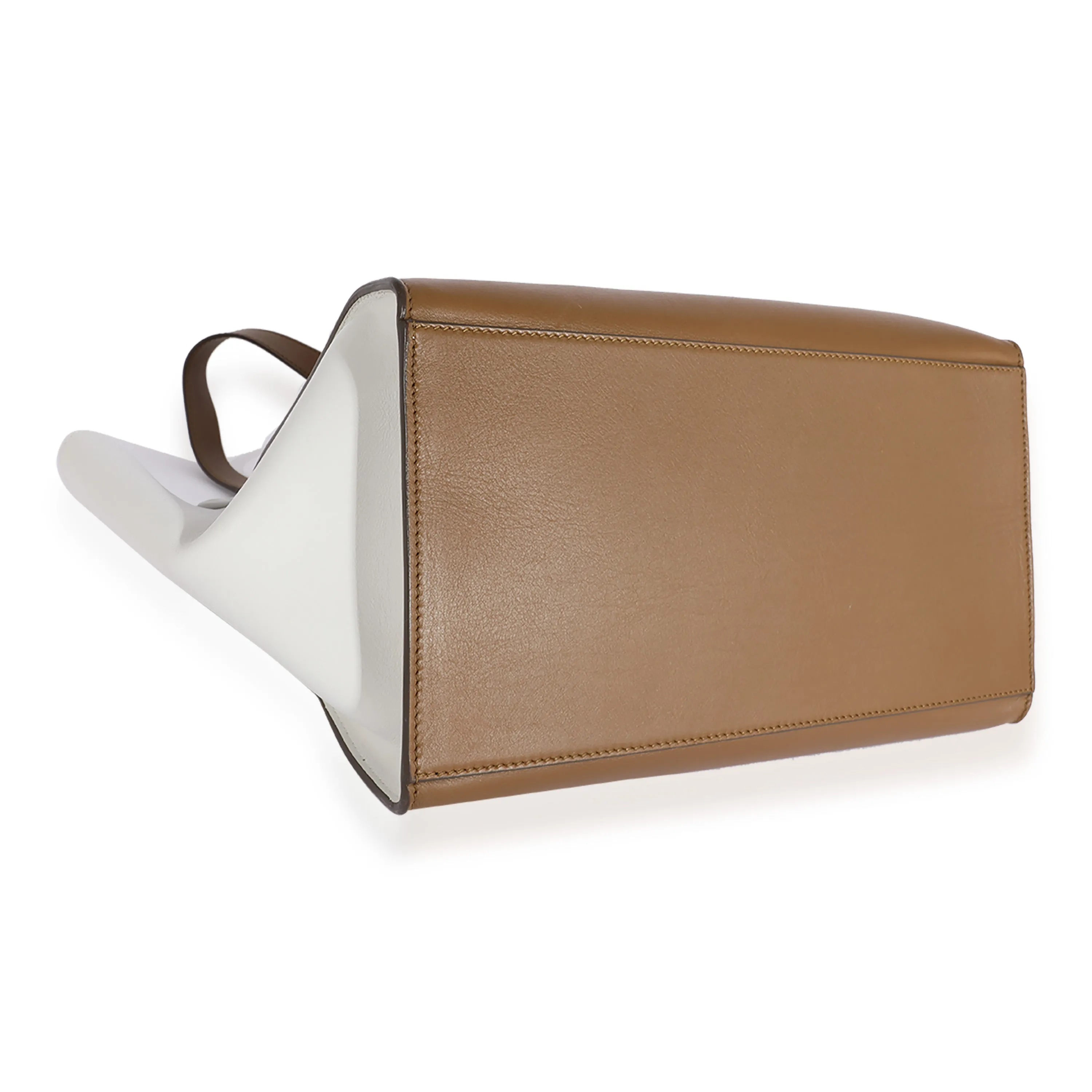 Celine Tricolor Leather & Suede Medium Trapeze Bag