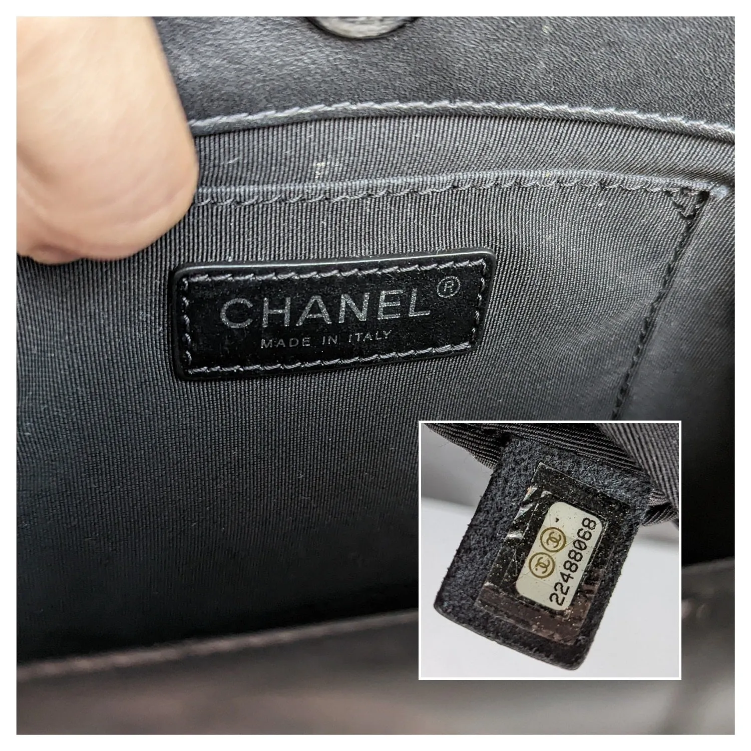 Chanel bag Accordion Shopping Lambskin Medium Tote