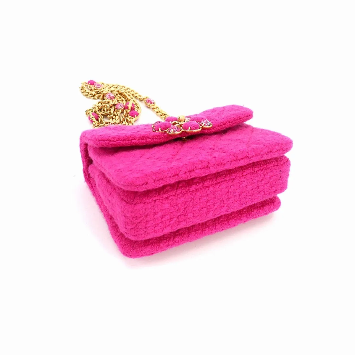 Chanel Cashmere Tweed Pink Mini Flap Bag