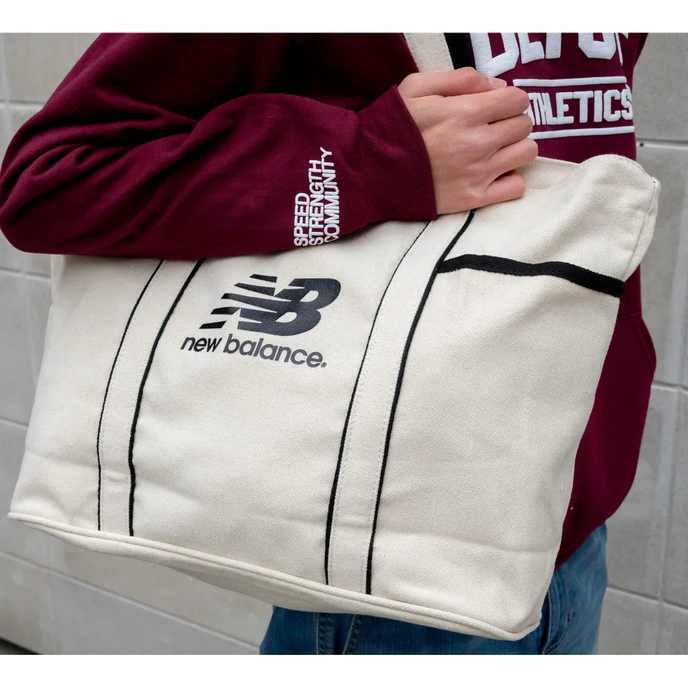Classic Canvas Tote Bag - Beige