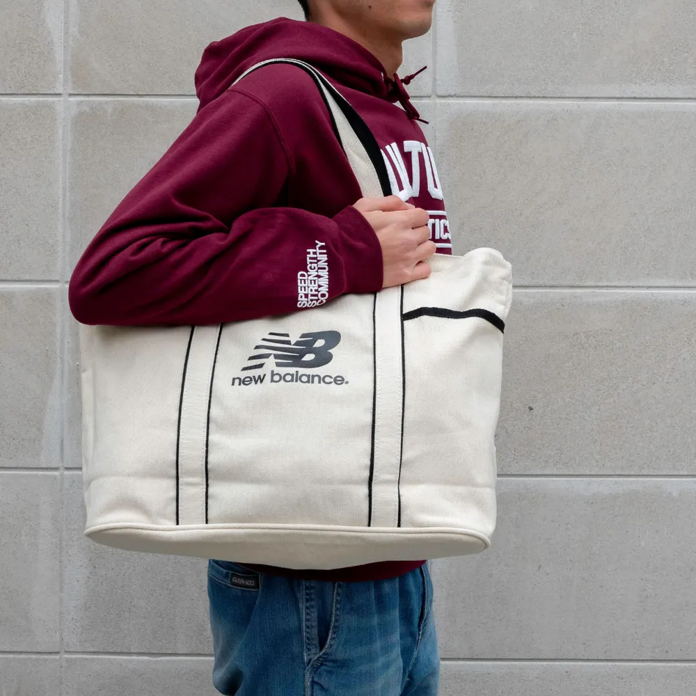 Classic Canvas Tote Bag - Beige