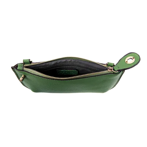 Classic Crossbody Wristlet - Kelly Green