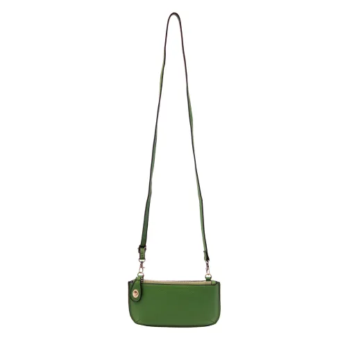 Classic Crossbody Wristlet - Kelly Green
