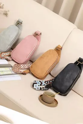 Crossbody Faux Leather Sling Bag