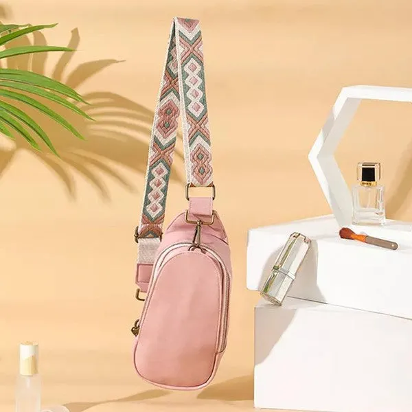 Crossbody Faux Leather Sling Bag
