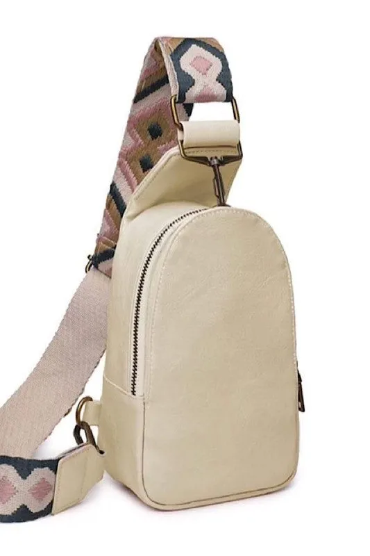 Crossbody Faux Leather Sling Bag