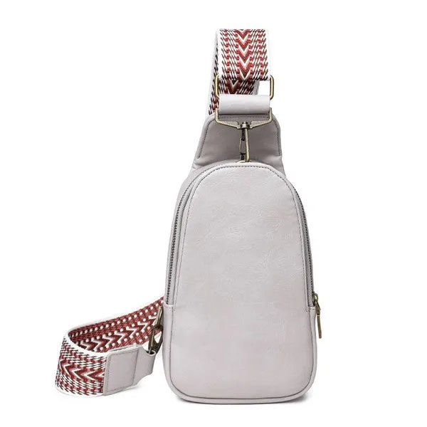 Crossbody Faux Leather Sling Bag