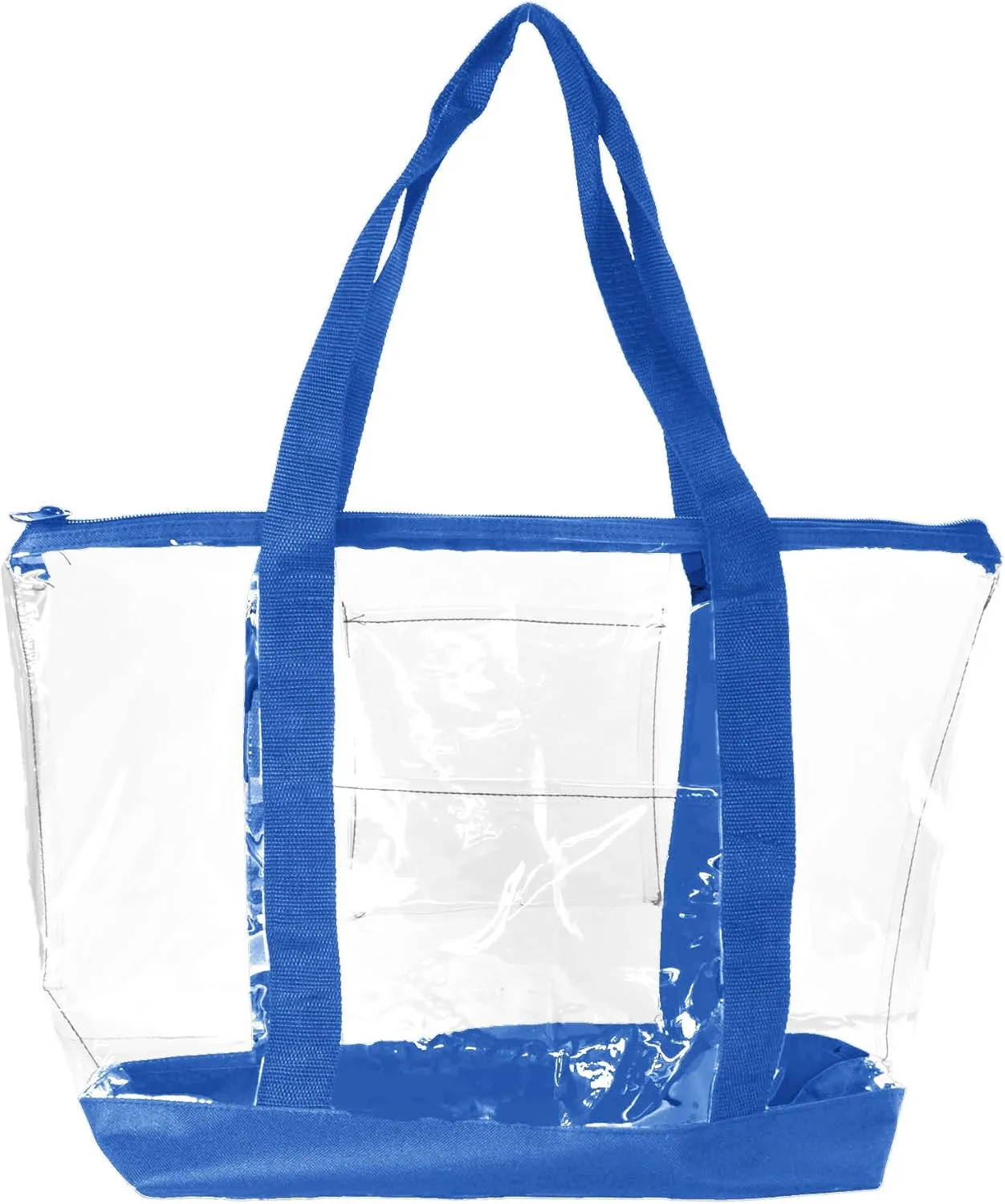 DALIX Clear Shopping Bag Security Work Tote Shoulder Bag Womens Handbag