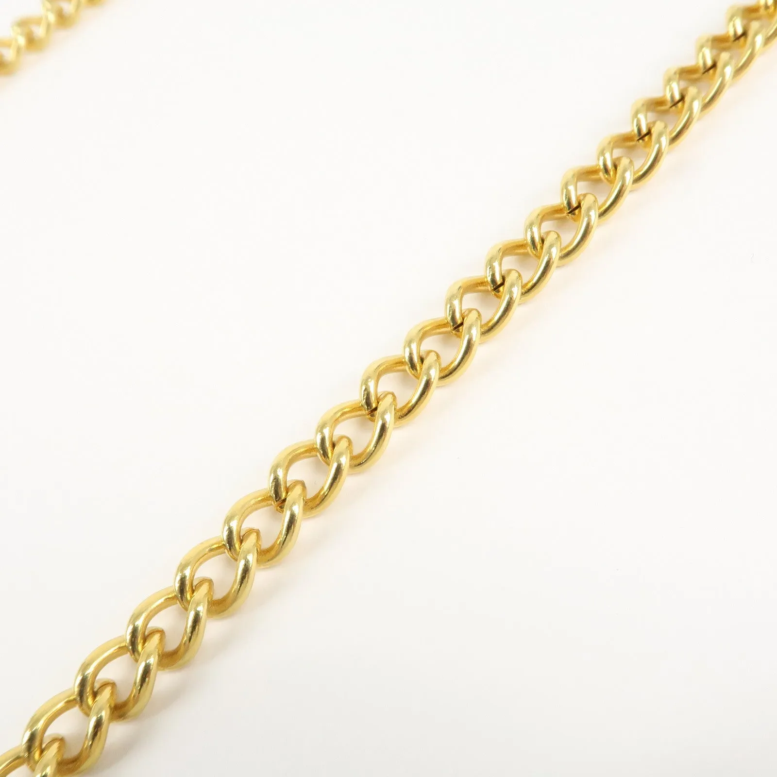 Ferragamo Varra Leather Chain Shouder Bag Gold Chain Black Used