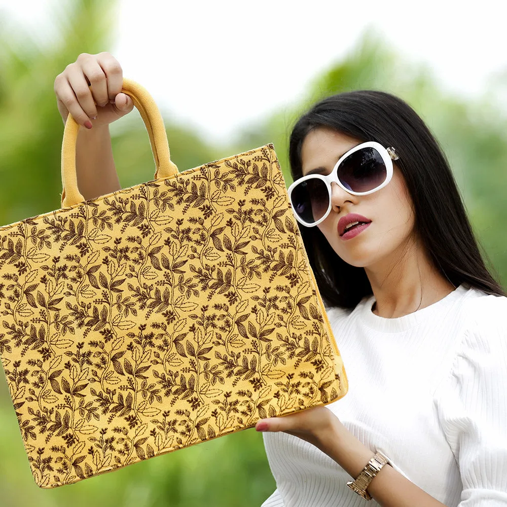 Fire Light Floral Large Box Bag