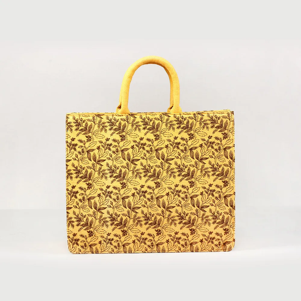 Fire Light Floral Large Box Bag