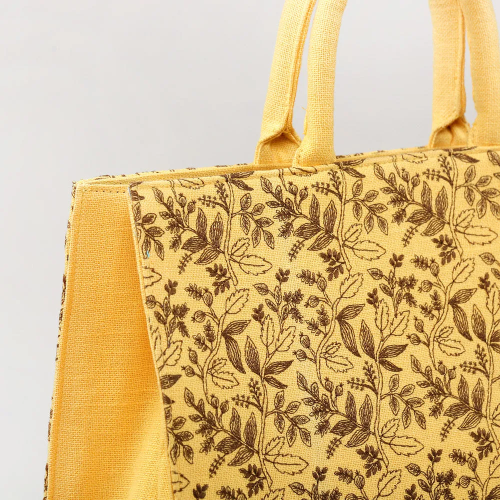 Fire Light Floral Large Box Bag