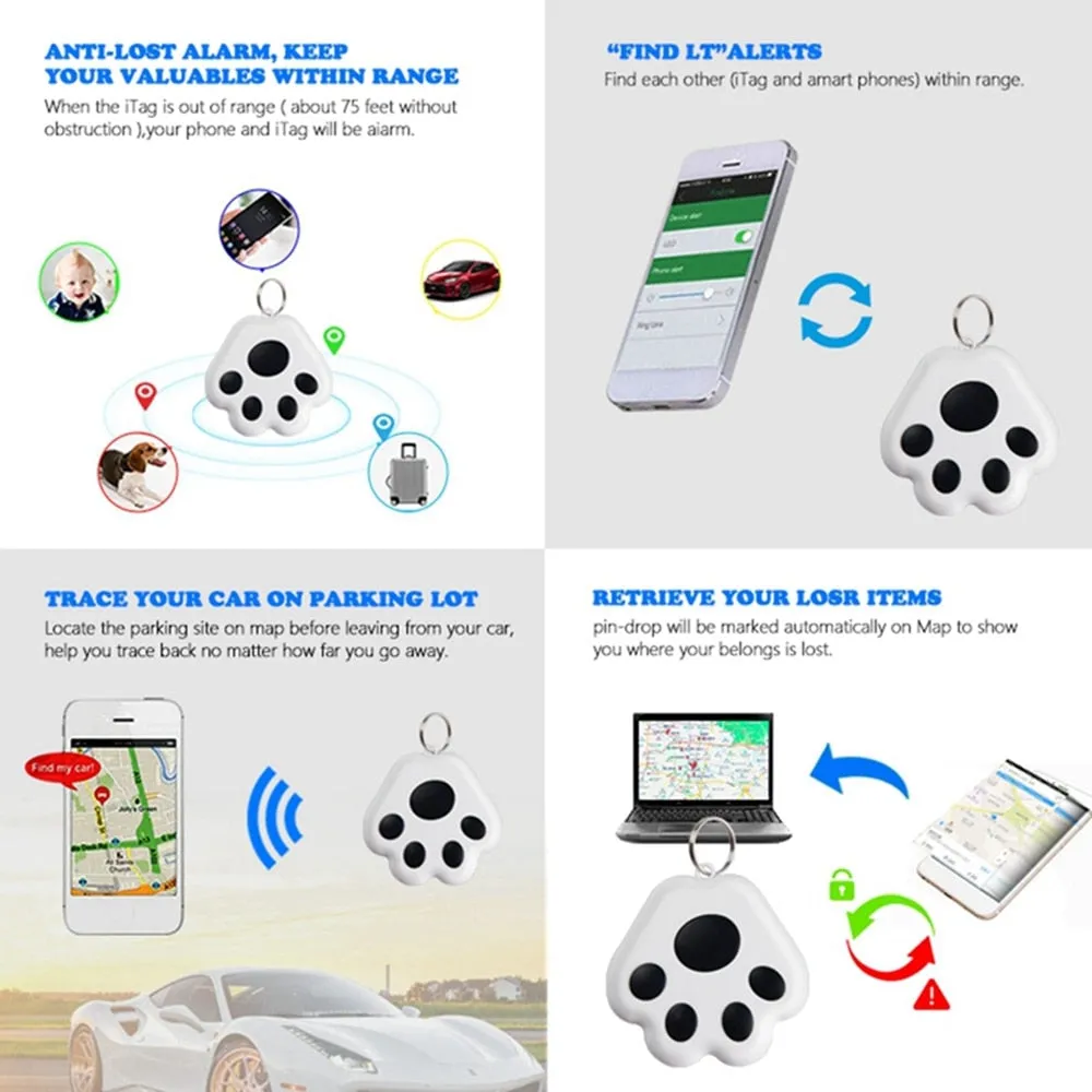 GPS Tracker Bluetooth Locator For Pets, Babies, Mobile Phones, luggage..etc