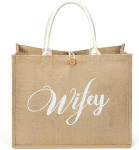 hatisan Large Jute Beach Bag for Women Woven Straw Beach Tote Bag Shoulder Handbags Boho Bag