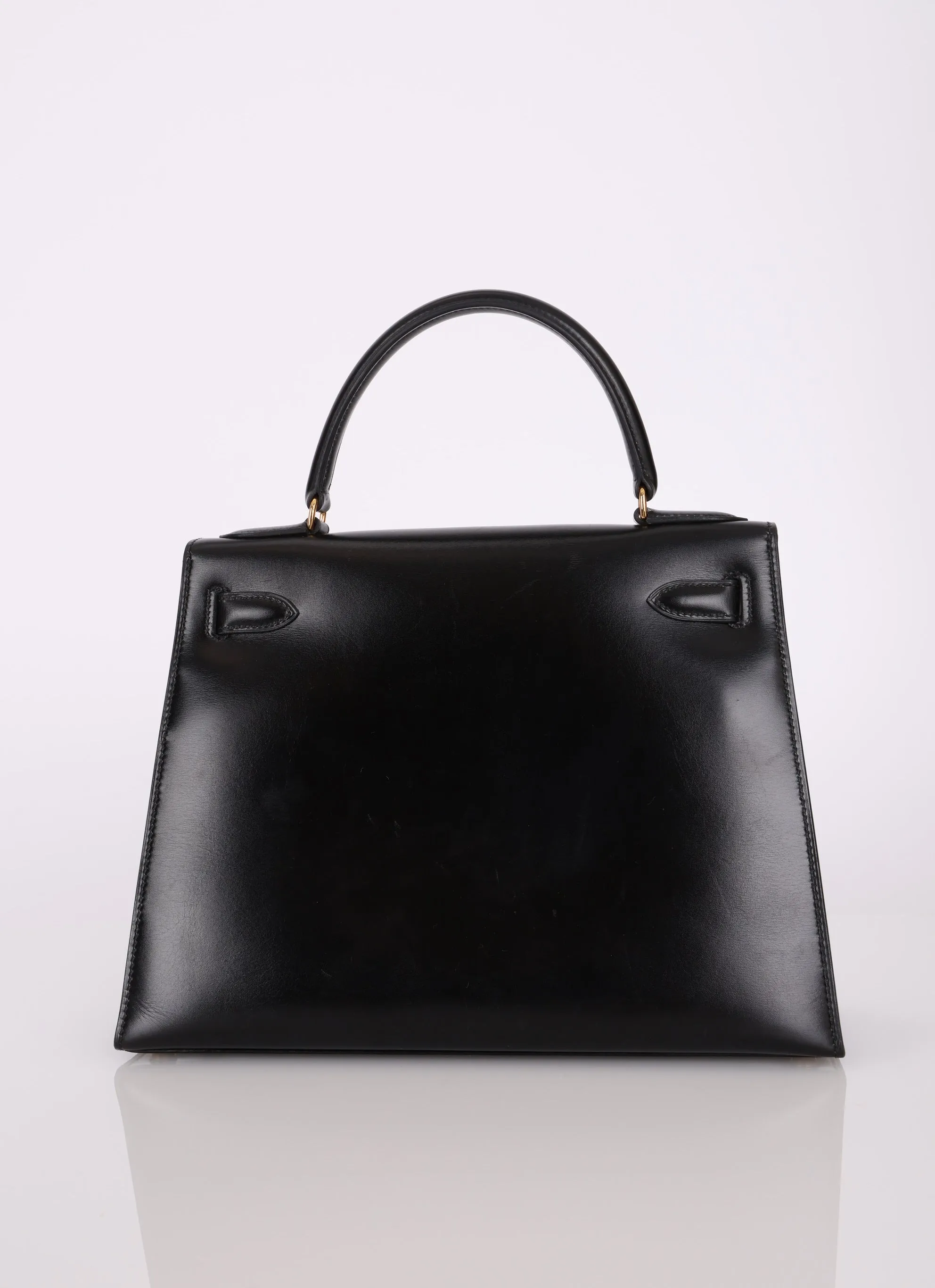Hermès 1986 Box Kelly 28 Sellier GHW