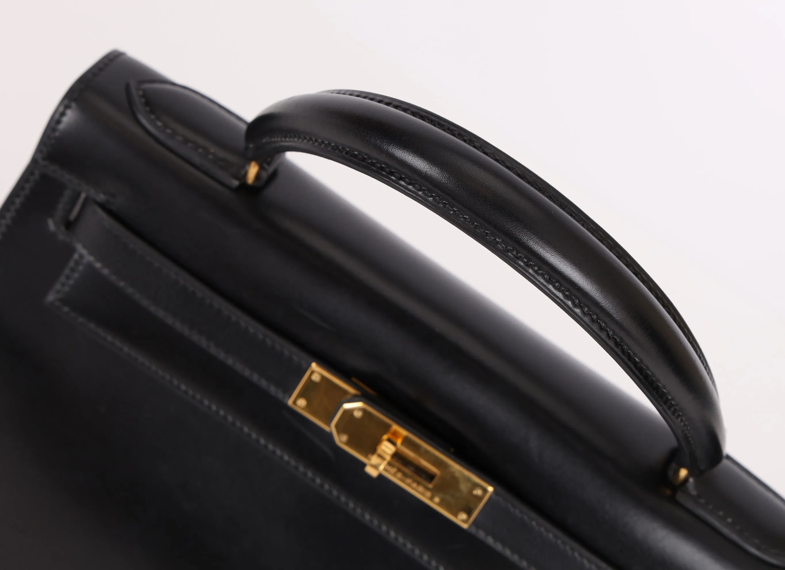 Hermès 1986 Box Kelly 28 Sellier GHW