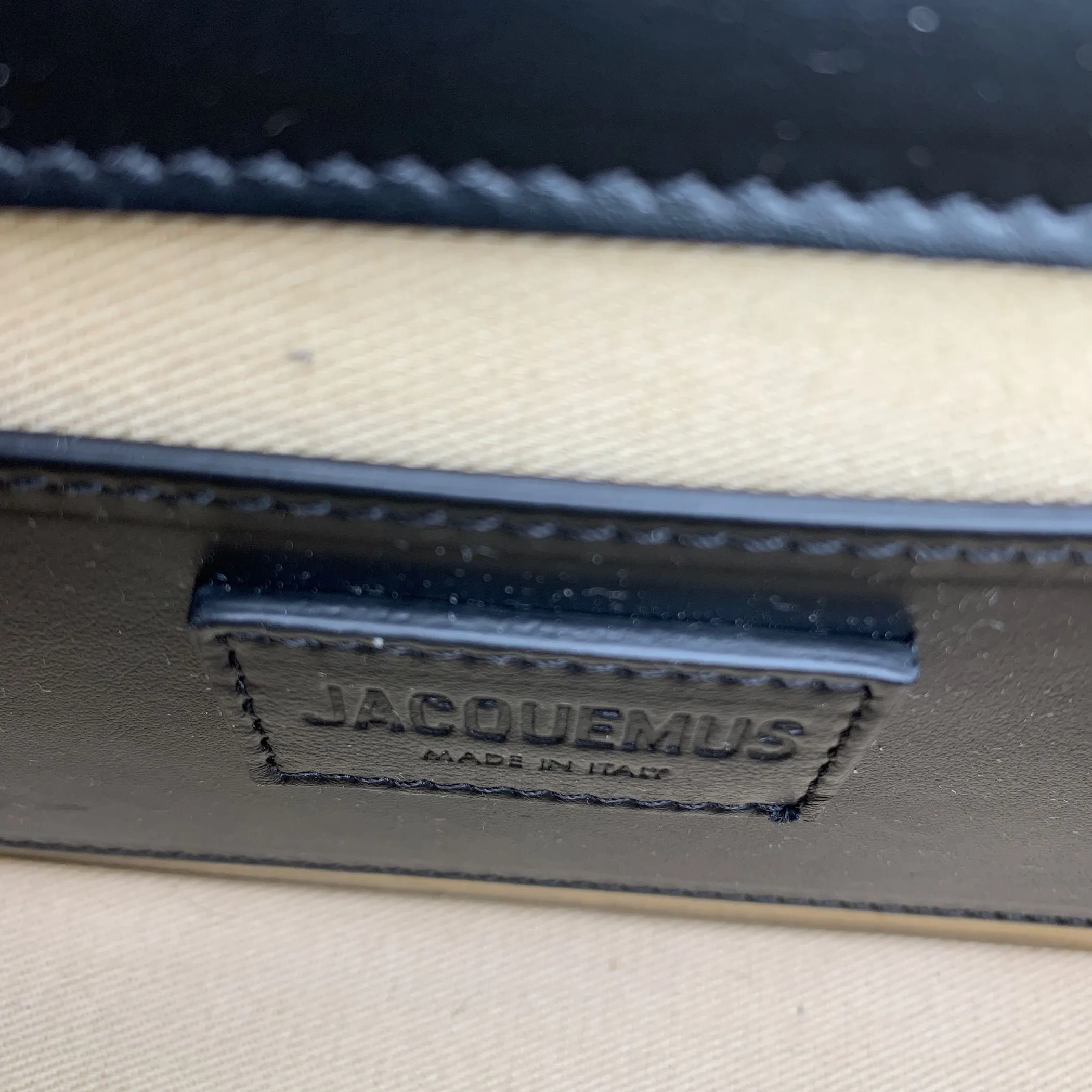 Jacquemus Leopard Brown Le Long Bambino Structured Shoulder Bag