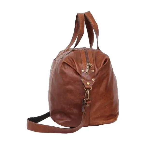 Leather Weekend Overnight Bag