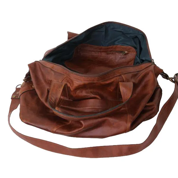 Leather Weekend Overnight Bag