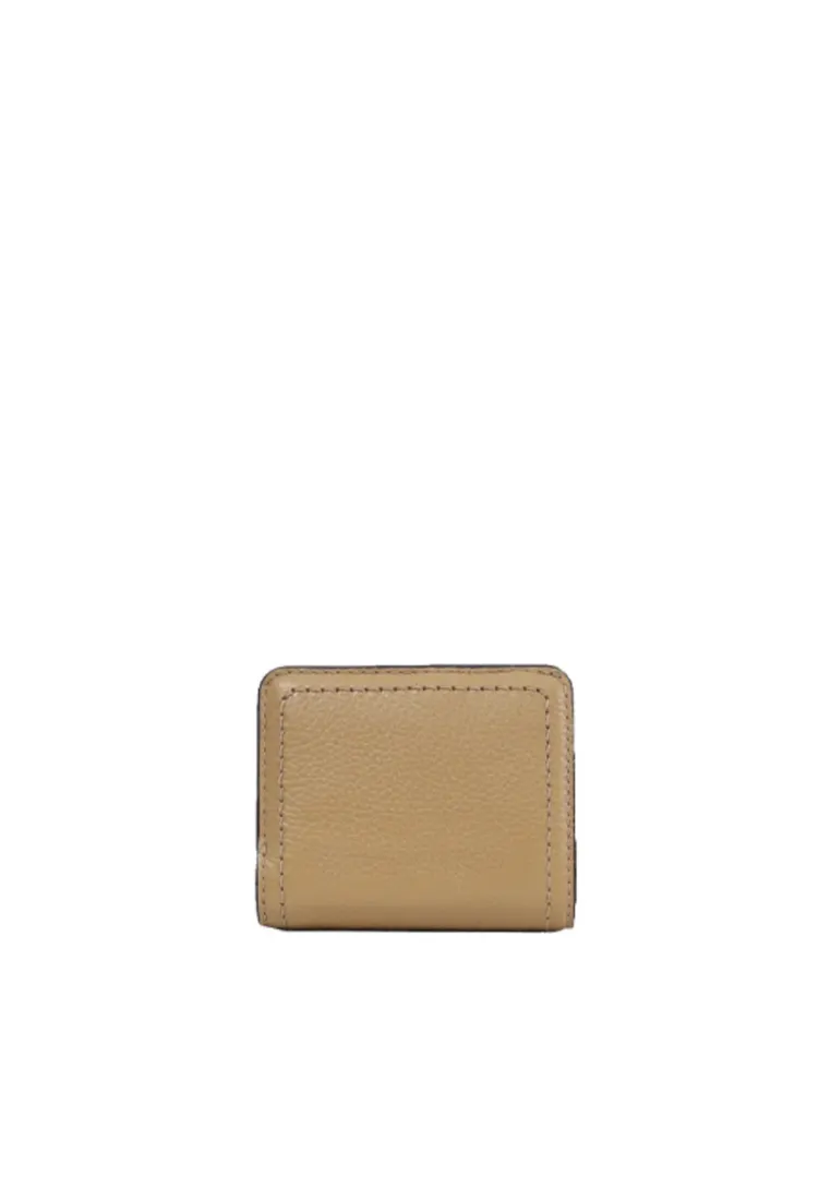 Marc Jacobs Groove Mini Wallet Compact In Iced Coffee S101L01SP21