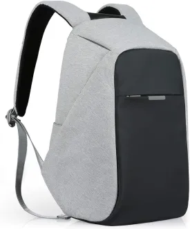 oscaurt Anti Theft Backpack 15.6 Inch Laptop Travel Backpack with Hidden Zipper and USB Charging Port Waterproof Business Computer Bag for Men & Women