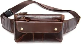 Retro Waist Pack Outdoor Shoulder Crossbody Chest Bag Cycling Waist Pack Portable Bag