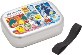Skater ALB5NV-A Lunch Box, 12.5 fl oz (370 ml), Aluminum, Compatible with Insulated Boxes, Lunch Belt, For Kids, Pokemon 24, Made in Japan