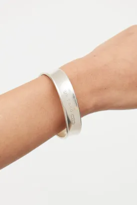 Sterling Silver 1837 Square Bangle Bracelet