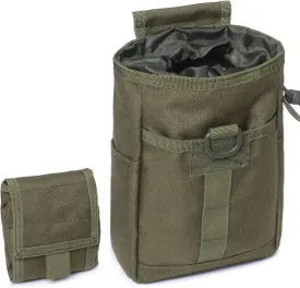 Tactical Molle Dump Pouch Folding Drawstring Magazine Ammo Pouch Military Utility Belt Pouch