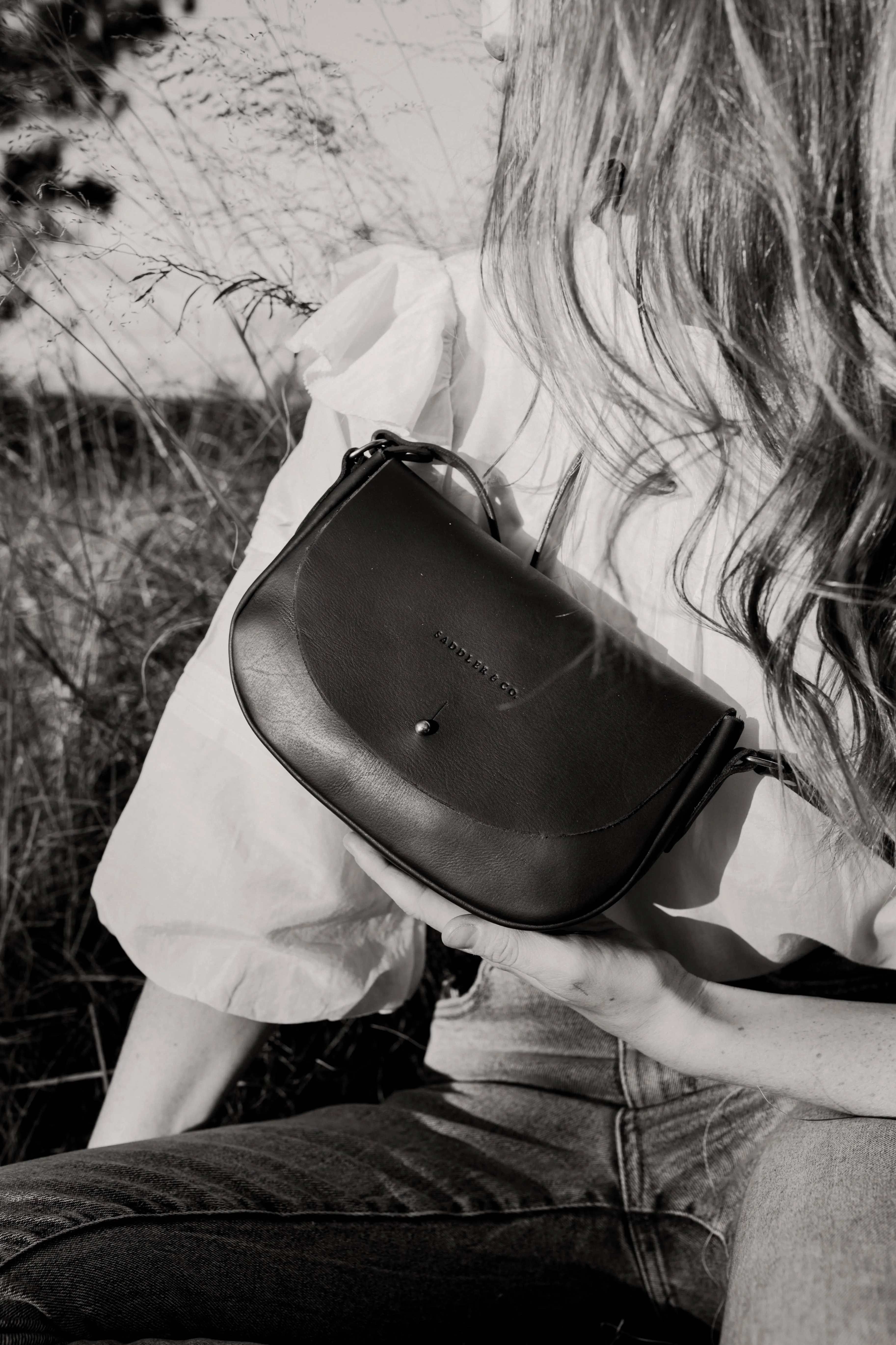 The Mini Saddle Bag in Atlantic Navy