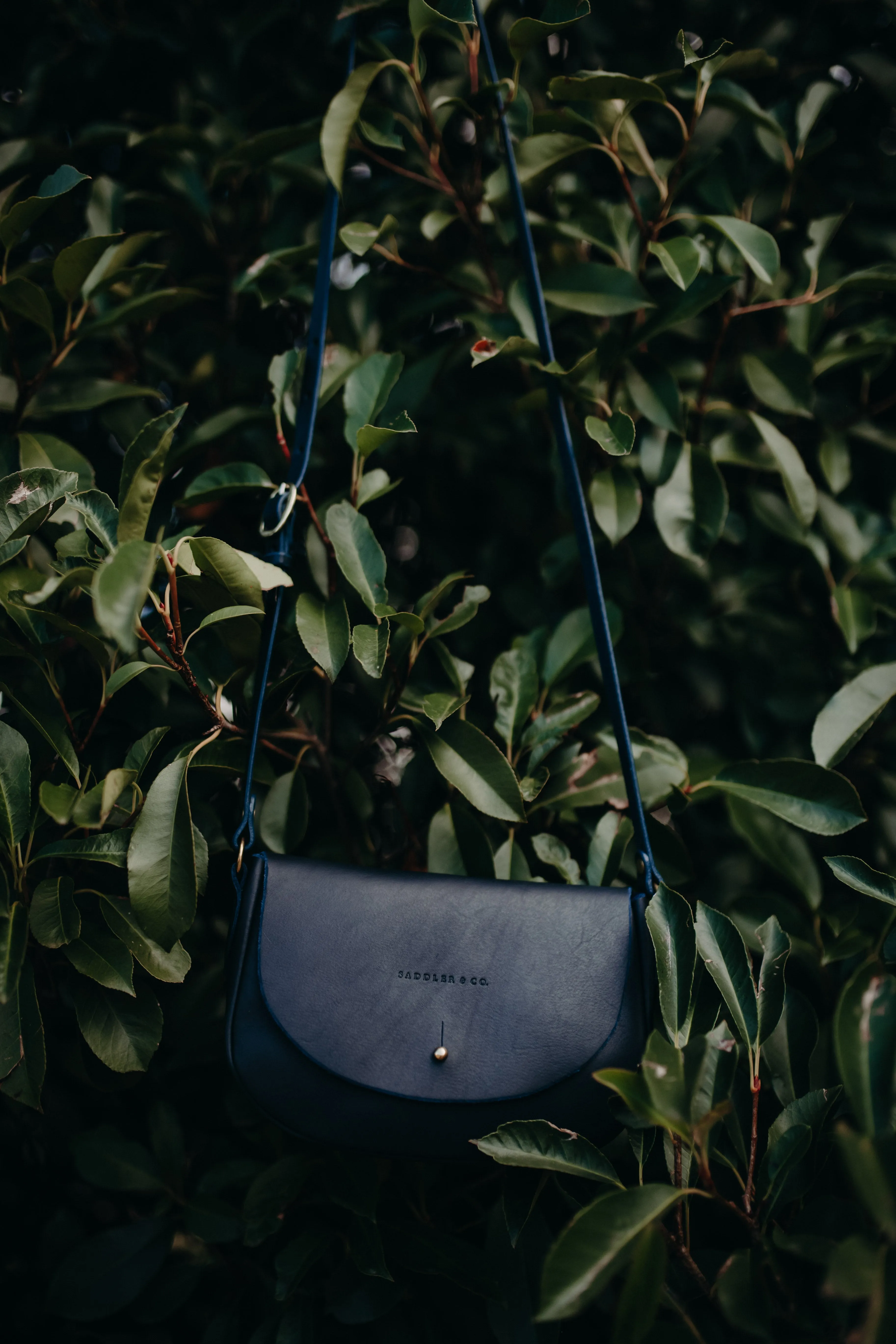 The Mini Saddle Bag in Atlantic Navy
