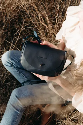 The Mini Saddle Bag in Atlantic Navy