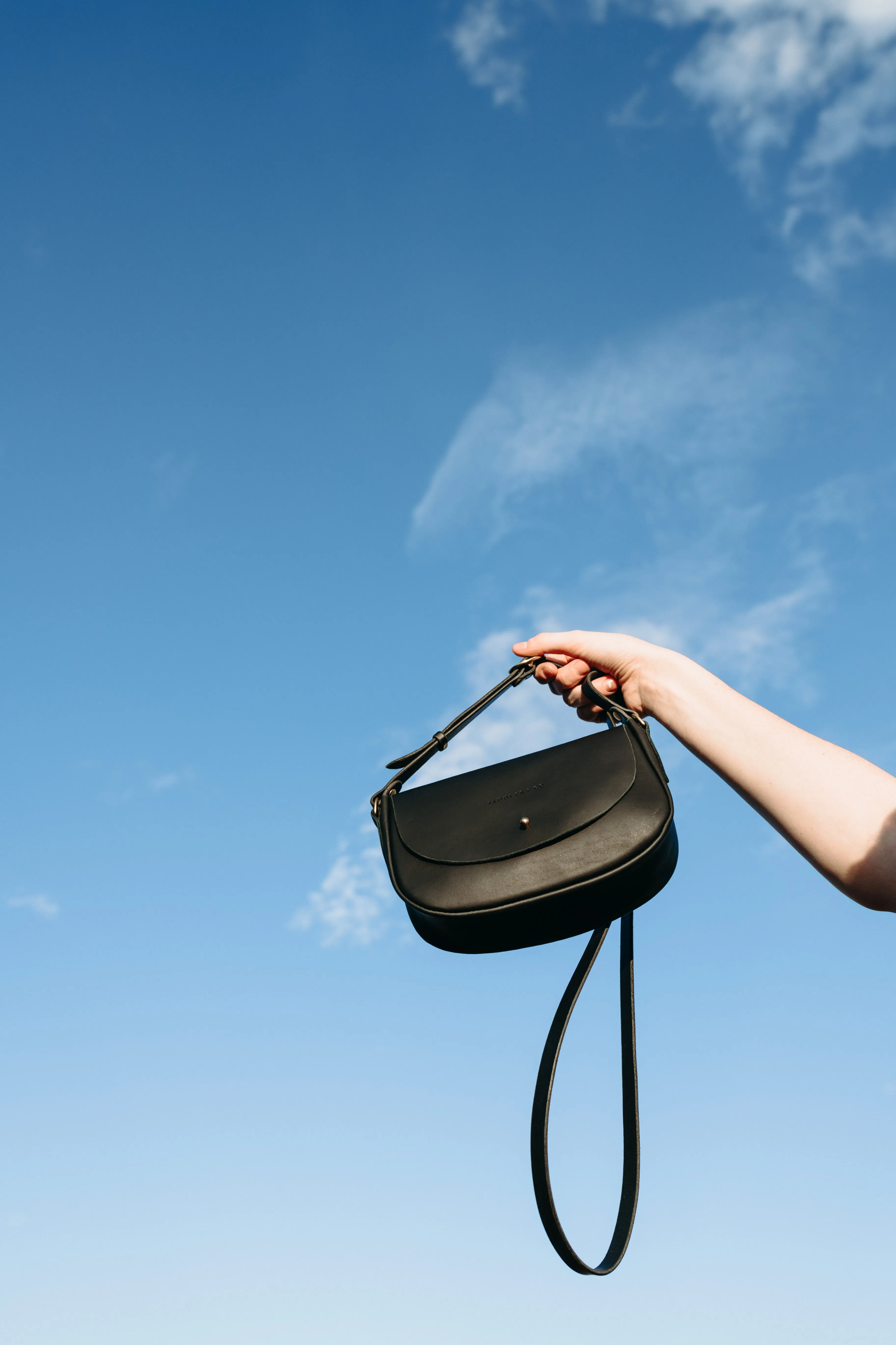 The Mini Saddle Bag in Black