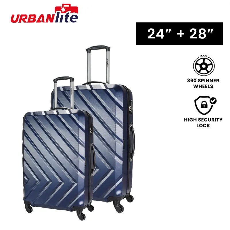 URBANlite Conti 24" 28" Bundle | 4-Wheel Spinner | Anti-Scratch | Hard Case Luggage
