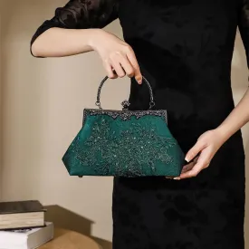 Vintage Sequin Embroidered Clutch