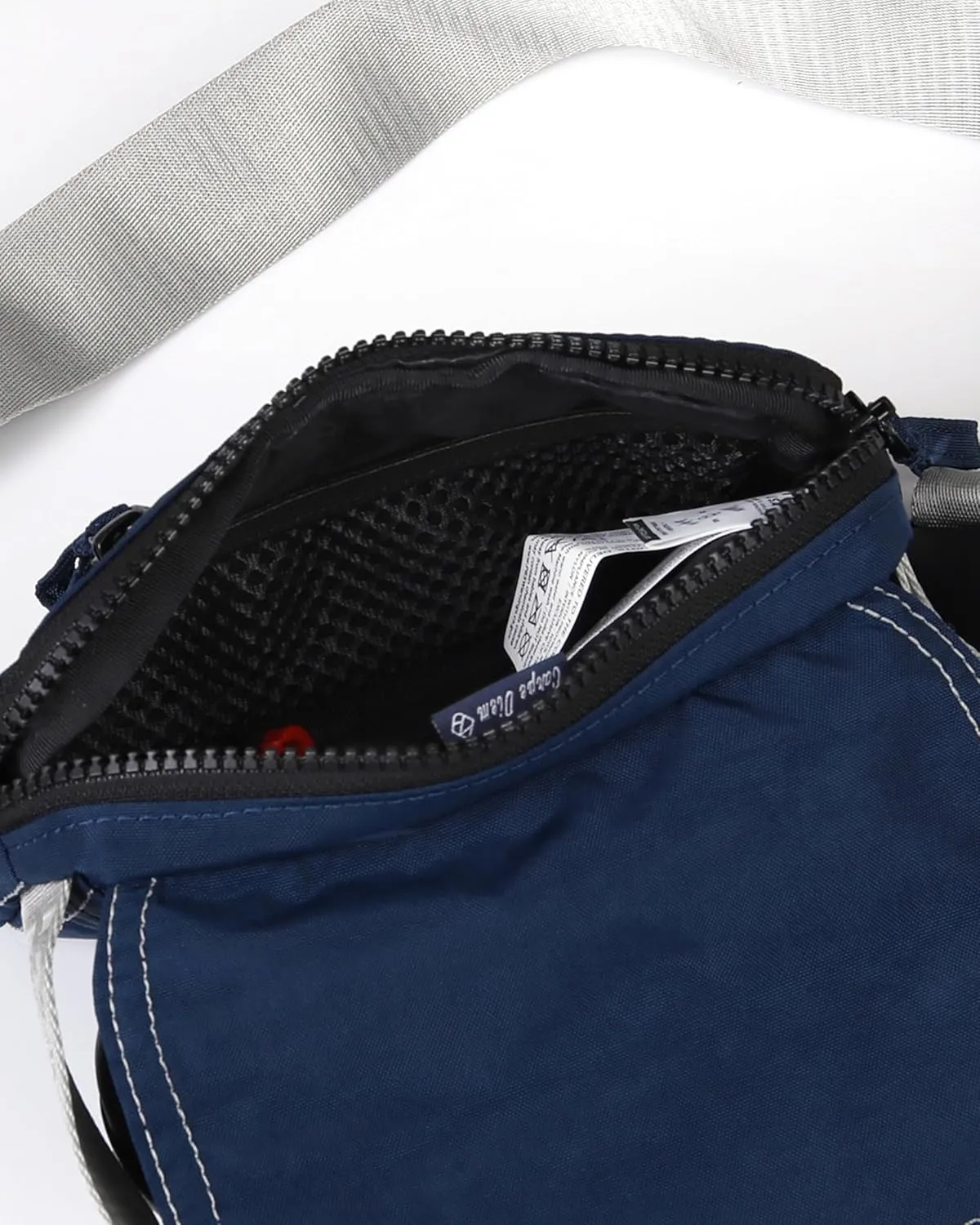 ZIMEGO Unisex Mini Crossbody Sling Bag and Waist Fanny Pack  Everyday Travel Purse, Navy